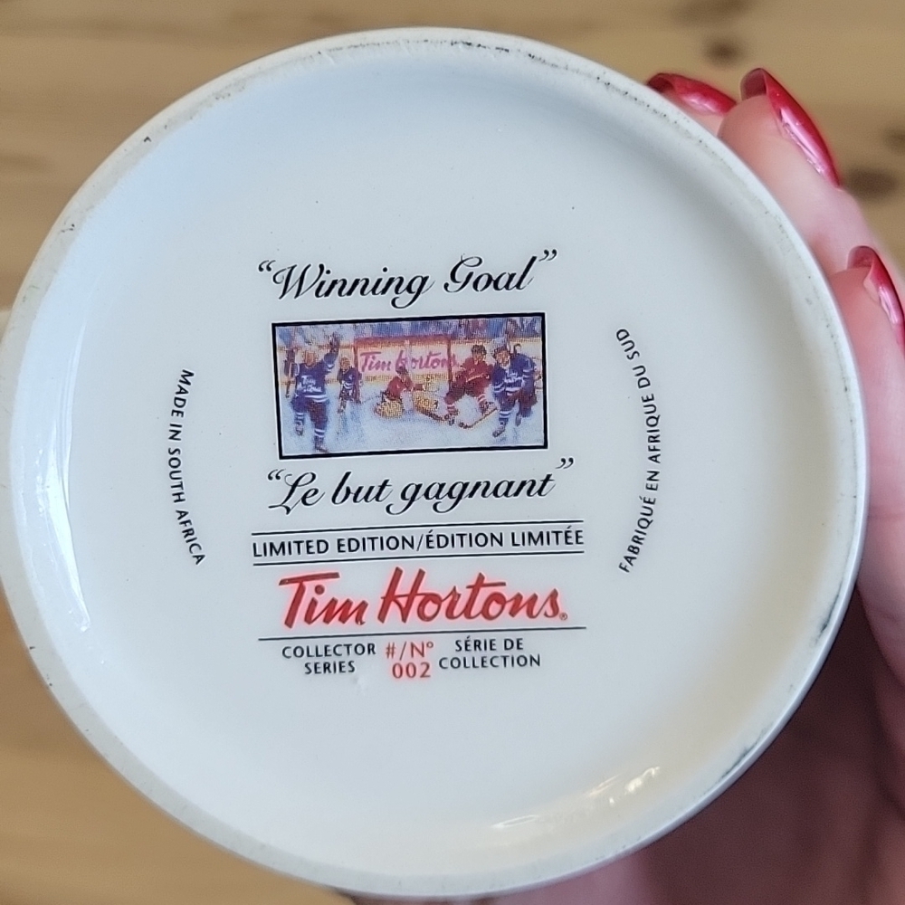 𝅺vintage Tim Horton’s Mug "Winning Goal" - Picture 3 of 3